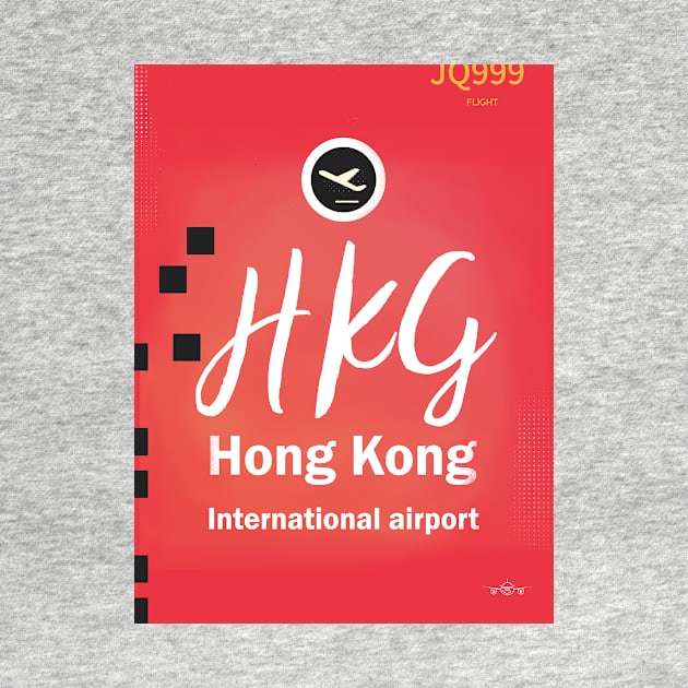 HKG Hong Kong airport tag by Woohoo